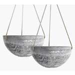 Hanging Marble Flower Pots