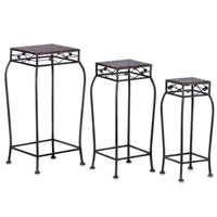 French Market 3-Piece Plant Stand Set