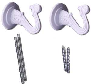 Swag Hooks for Hanging Plants from Ceiling , Holds Up to 30 lbs